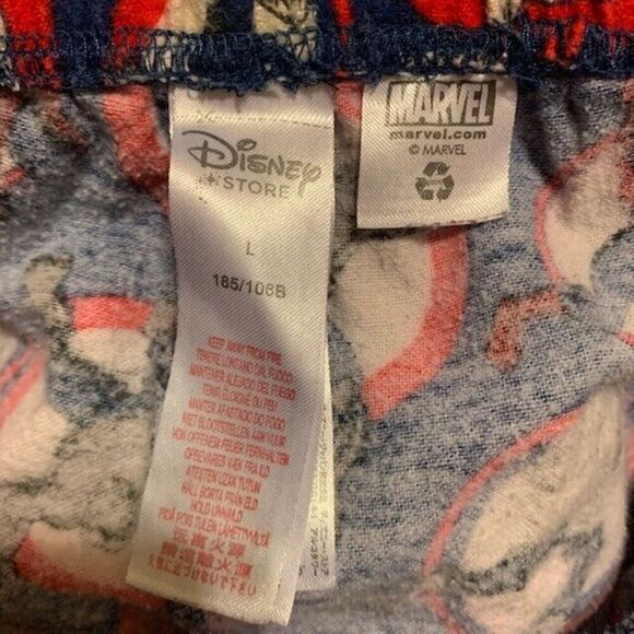 MARVEL AVENGERS SIZE LARGE DISNEY STORE PAJAMA PANTS - Picture 4 of 4